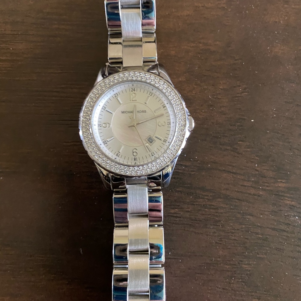 Silver Michael Kors watch
